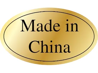 Where different products are manufactured in China