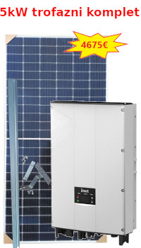 komplet 5kw solarni sistem
