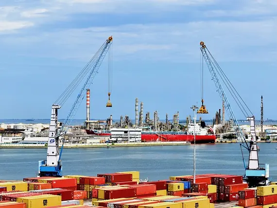 Container port in China