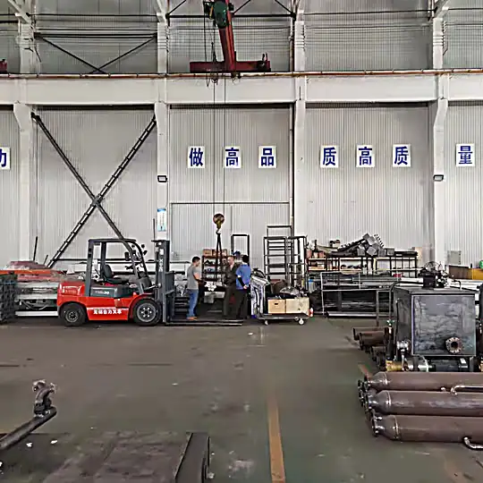 Chinese factory production floor with machines and equipment during a supplier audit